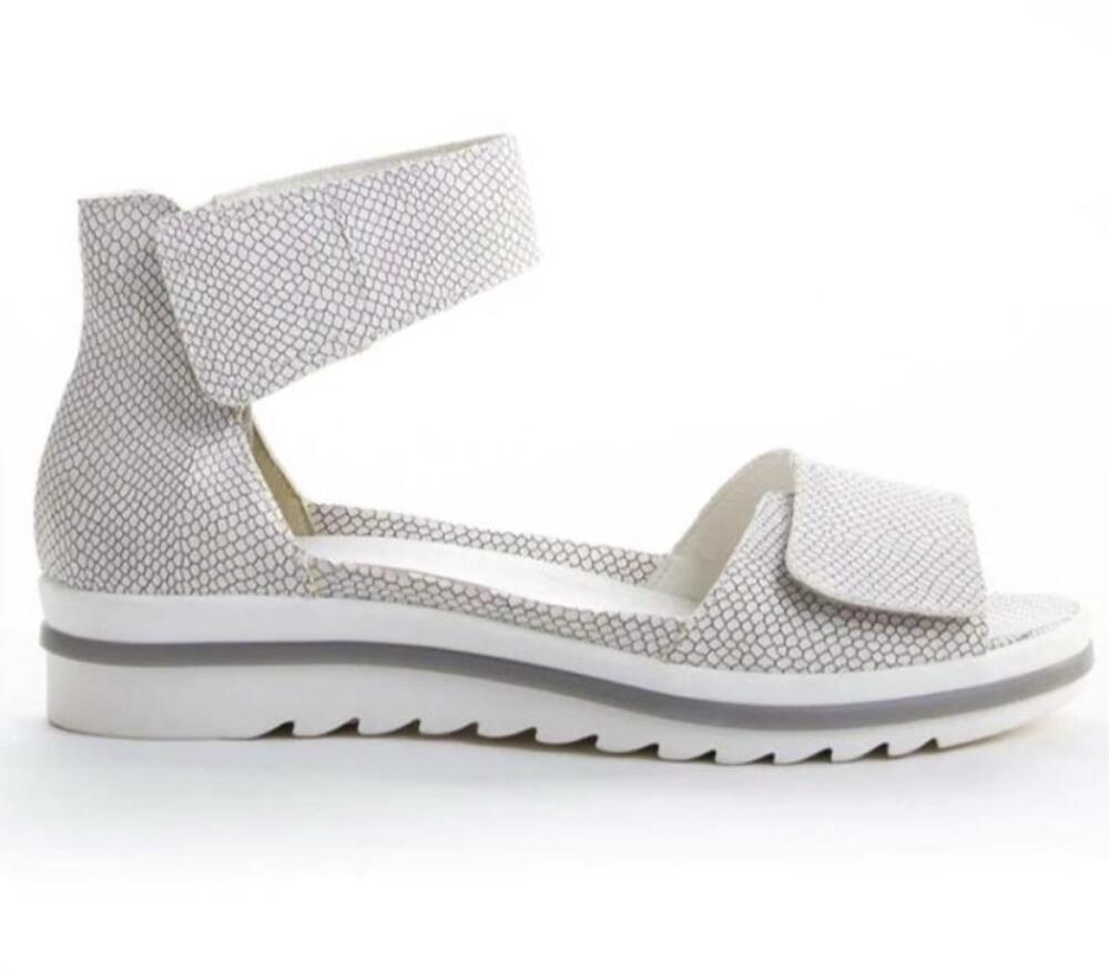 NEW WALDLAUFER women's marigold sandal in silver